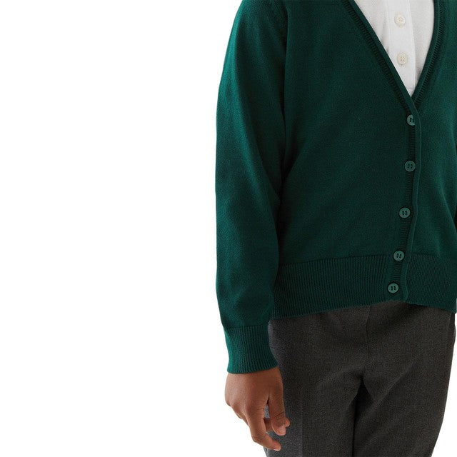 M&S green cardigan 12-13Y, imported from the UK