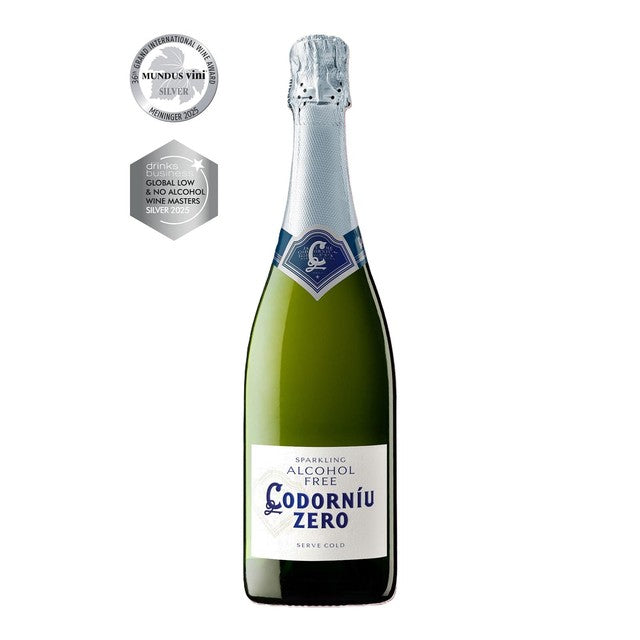 Codorniu Zero alcohol-free sparkling wine 75cl - British product
