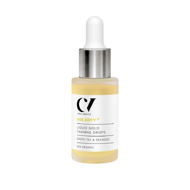 Green People Age Defy+ Liquid Gold Tanning Drops 30ml, UK version
