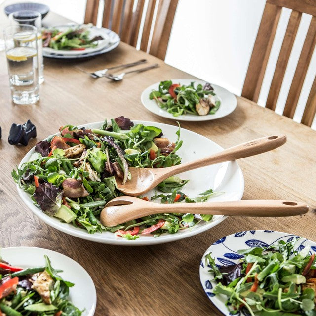 Stellar beech wood salad server set 2 piece (British brand)