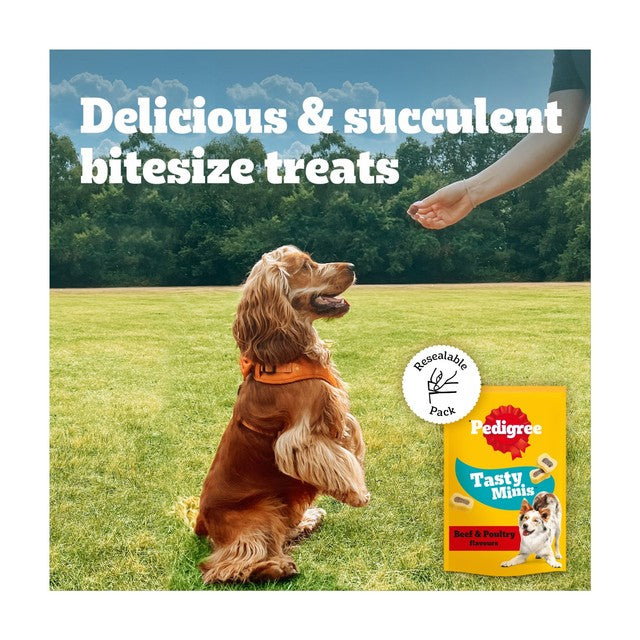 Pedigree hundegodbiter storfekjøtt og fjærkre tyggbare skiver - britisk produkt