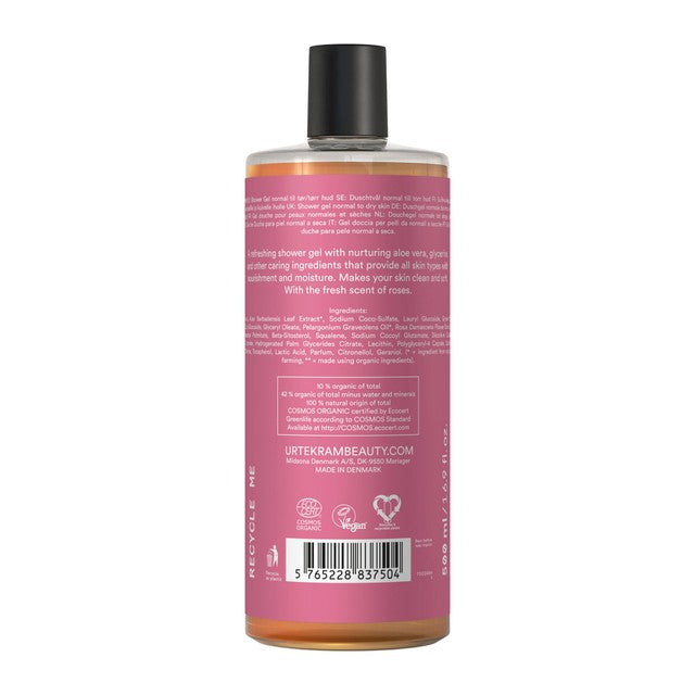 Urtekram organic rose shower gel 500ml (British brand)