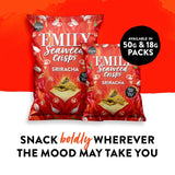 Emily Sriracha Seaweed Crisps 50g - British product