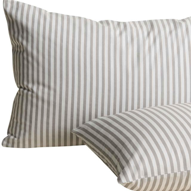 M&S Simple Stripe Bedding Set Marble Super King, imported from the UK