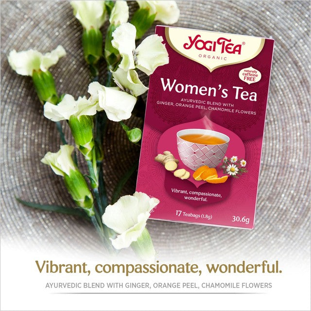 Yogi Tea Women's Organic Herbal Tea 17 count (British brand)