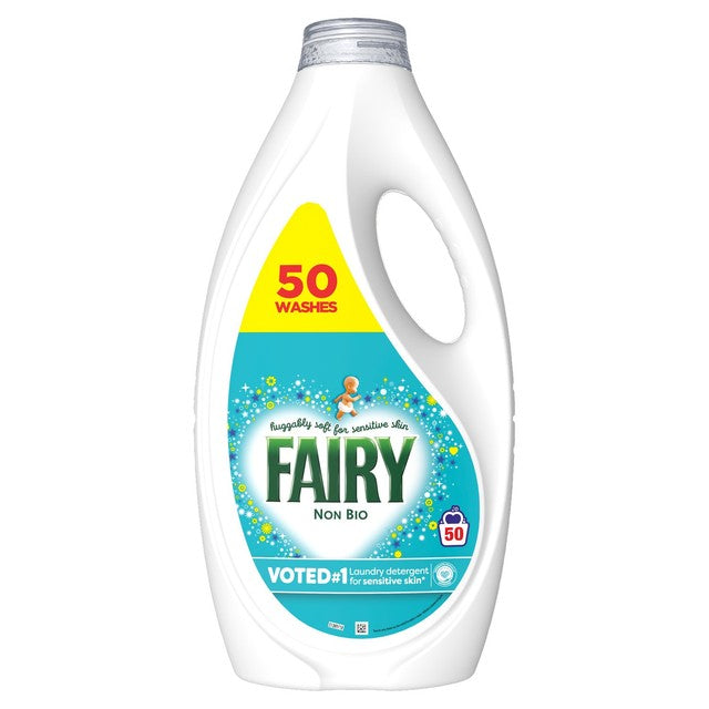 Fairy Non Bio Washing Liquid for Sensitive Skin 1.55L - British product