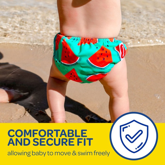 Huggies Little Swimmers Reusable Swim Pant Watermelon Size 2-3 (5-11kg), UK version