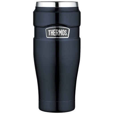 M&S Thermos Stainless King كوب سفر أزرق ليلي معزول 470 مل - اشترِ عبر الإنترنت على McGrocer