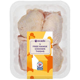 Ocado free range chicken thighs 4 pieces 700g, imported from the UK