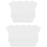 M&S baby cotton short sleeve bodysuits white 18-24 months, imported from the UK