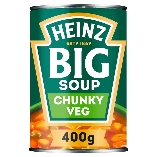 Heinz canned chunky vegetable soup 400g, UK version