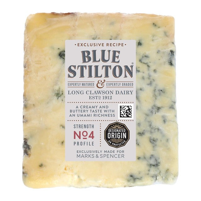 M&S Mature Blue Stilton cheese 236g, imported from the UK