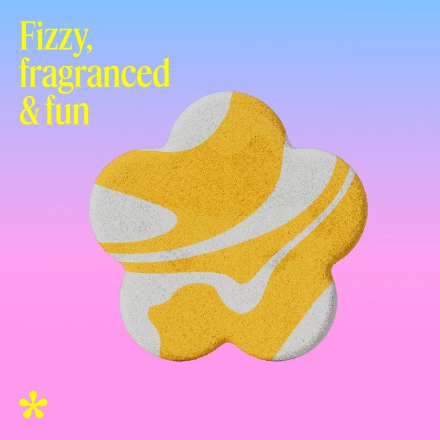 DAISE Soft Serve Vanilla Swirl bath bomb, imported from the UK