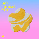 DAISE Soft Serve Vanilla Swirl bath bomb, imported from the UK