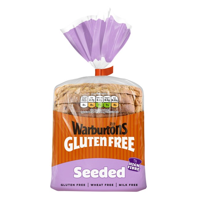 Warburtons gluten free multiseed loaf 300g (British brand)