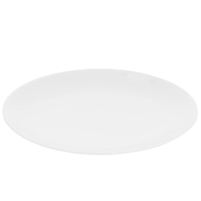 M&S Coupe dinner plate white porcelain, UK version