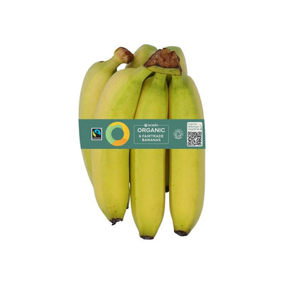 Ocado Økologiske Fairtrade Bananer 6 stk
