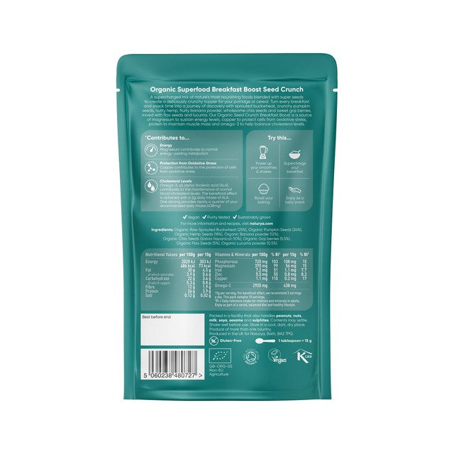 Naturya organic seed crunch 150g, imported from the UK