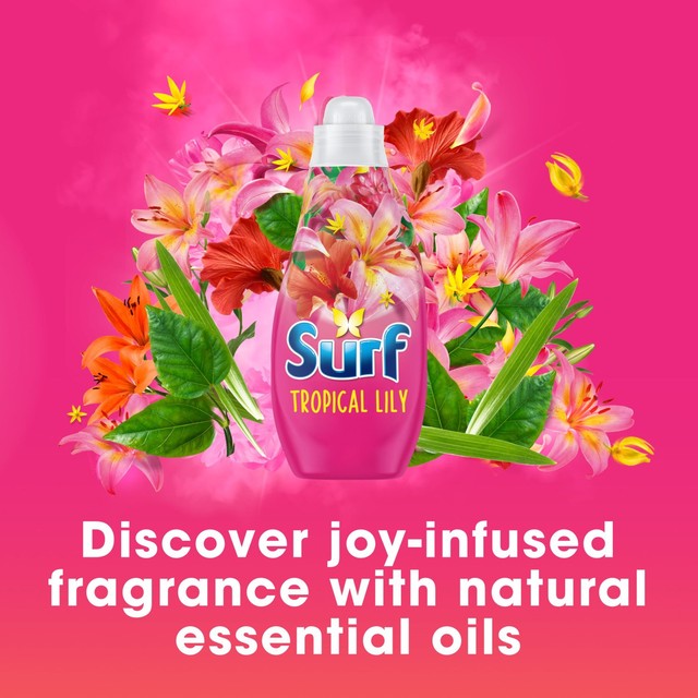 Surf Tropical Lily liquid laundry detergent 648ml (British brand)