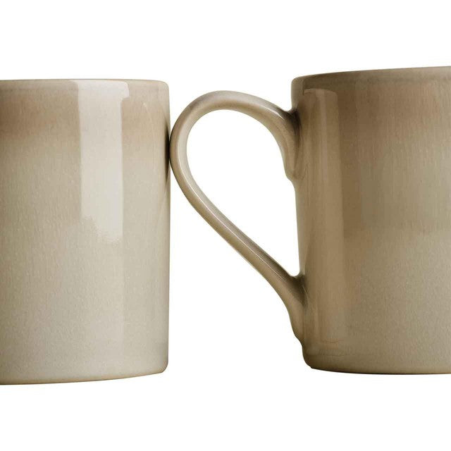 M&S Amberley reactive glaze mug set natural - British product