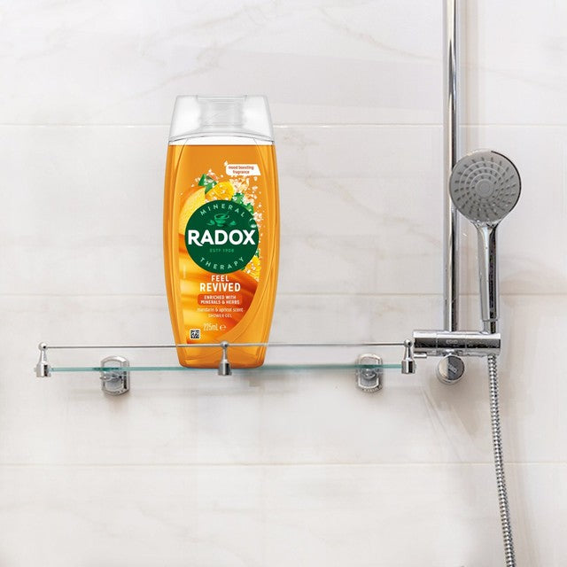 Radox Feel Revived Mood Boosting Shower Gel 225ml, imported from the UK