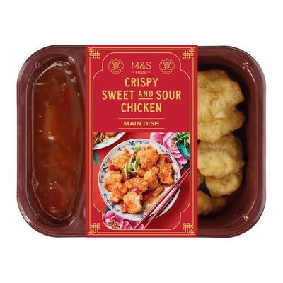 M&S Sweet & Sour Chicken Battered Chicken Breast 420g Ready Meal
