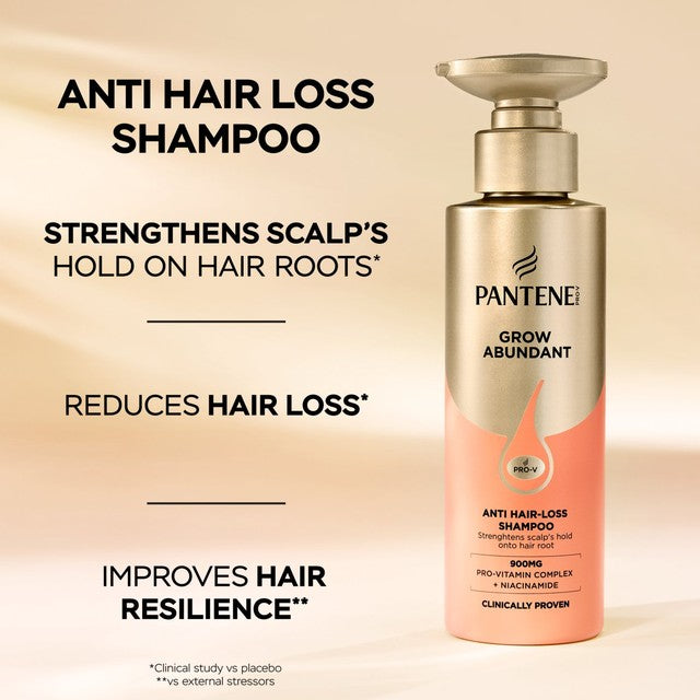 Pantene Grow Abundant anti-hair loss shampoo, UK version