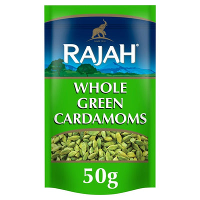 M&S Rajah Whole Green Cardamom Spices 50g- Buy online at McGrocer