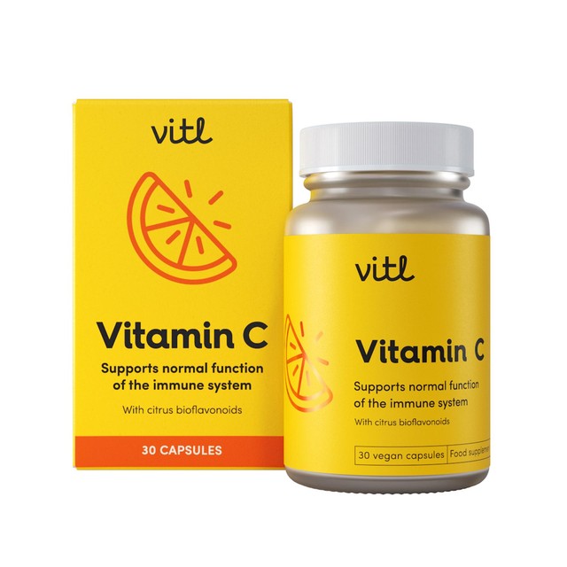 VITL Vitamin C capsules 30 capsules (British brand)