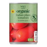 M&S Organic Italian Plum Tomatoes 400g, imported from the UK