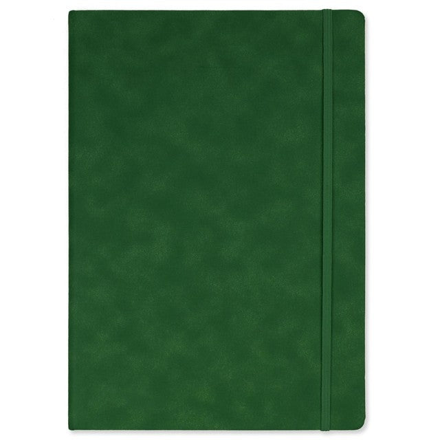 Sinclairs Silvine A4 Executive Soft Feel Notebook Green (British brand)