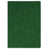 Sinclairs Silvine A4 Executive Soft Feel Notebook Green (British brand)