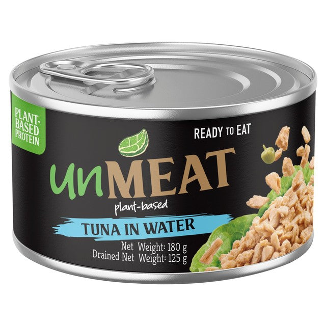 UnMeat Plant-based Tuna Flakes in Water 180g (British brand)
