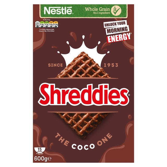 Nestlé Shreddies Coco Schokoladenmüsli 600g (britische Marke)