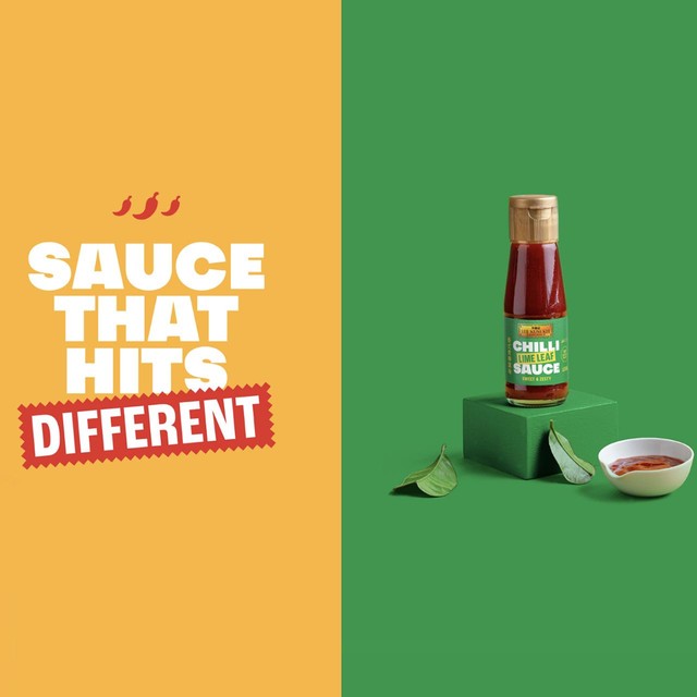 Lee Kum Kee lime leaf flavoured chilli sauce 135g, UK version