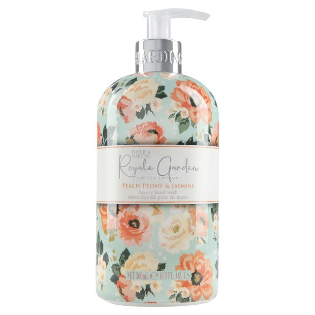 Baylis & Harding Royale Garden peach peony and jasmine hand wash 500ml - British product