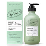 UpCircle hand and body lotion with bergamot water 250ml (British brand)