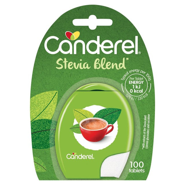 Canderel Stevia Blend sweetener tablets 100 tablets - British product