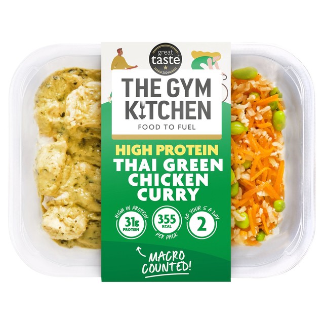 The Gym Kitchen Thai green chicken curry meal, UK version