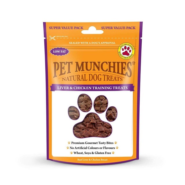 Pet Munchies Liver & Chicken Dog Treats 150g, imported from the UK
