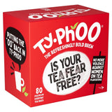 Typhoo black tea bags 80 per pack (British brand)