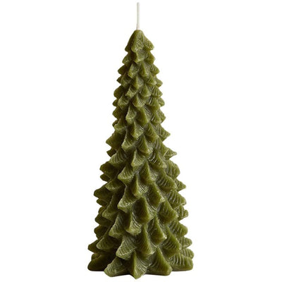 M&S M&S Cosy Christmas Tree Candle Green Large Festive Candle- Buy online at McGrocer