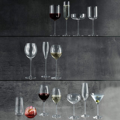 Ensemble de 4 flûtes à champagne Maxim en cristal M&S