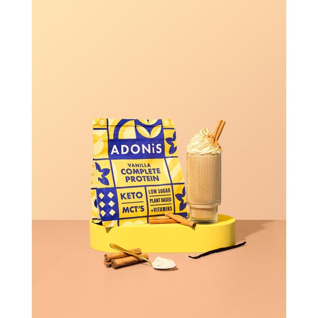 Adonis keto protein shake vanilla bag, imported from the UK