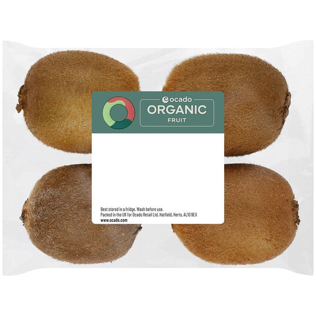 Ocado Organic Ripe & Ready Kiwi 4 Pack, imported from the UK