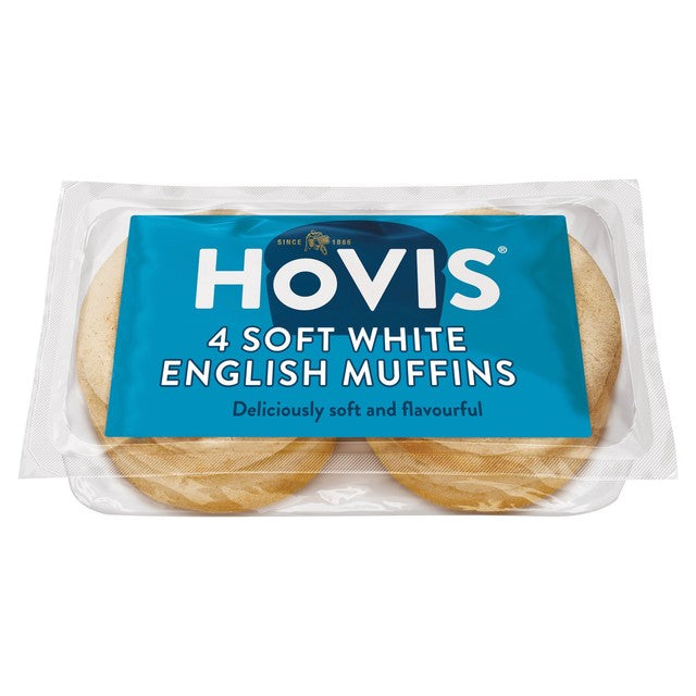 Hovis Soft White English Muffins 4 per pack, UK version