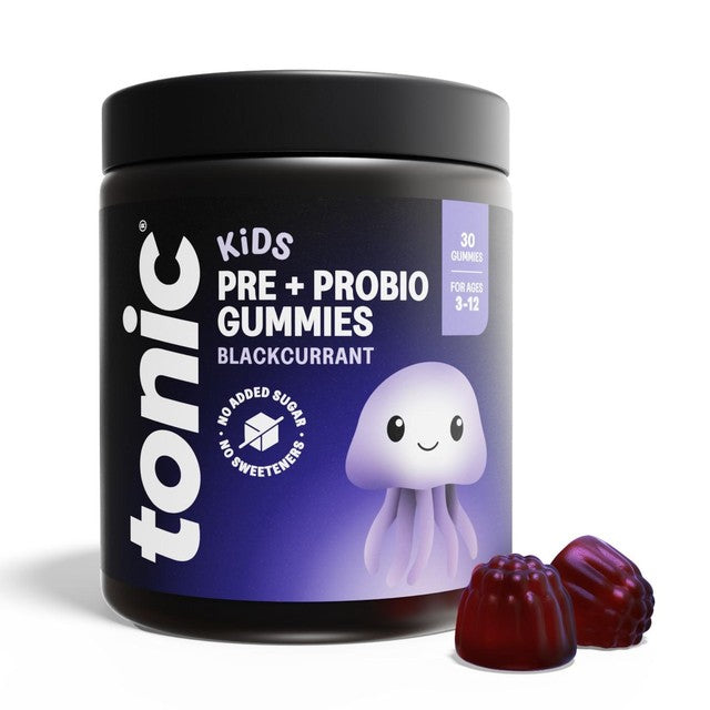 Tonic Health kids probiotic gummy blackcurrant flavour 30 count (British brand)