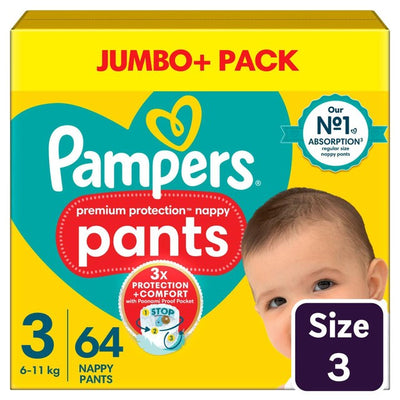 Pampers New Baby Premium Protection Windelhosen Größe 3