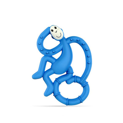 M&S Matchstick Monkey Mini Monkey Teether - Blue Baby Teether- Buy online at McGrocer