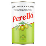Brindisa pitted green olives with chilli 150g - British product
